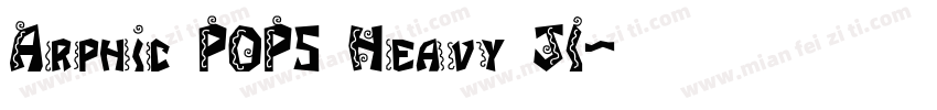 Arphic POP5 Heavy JI字体转换